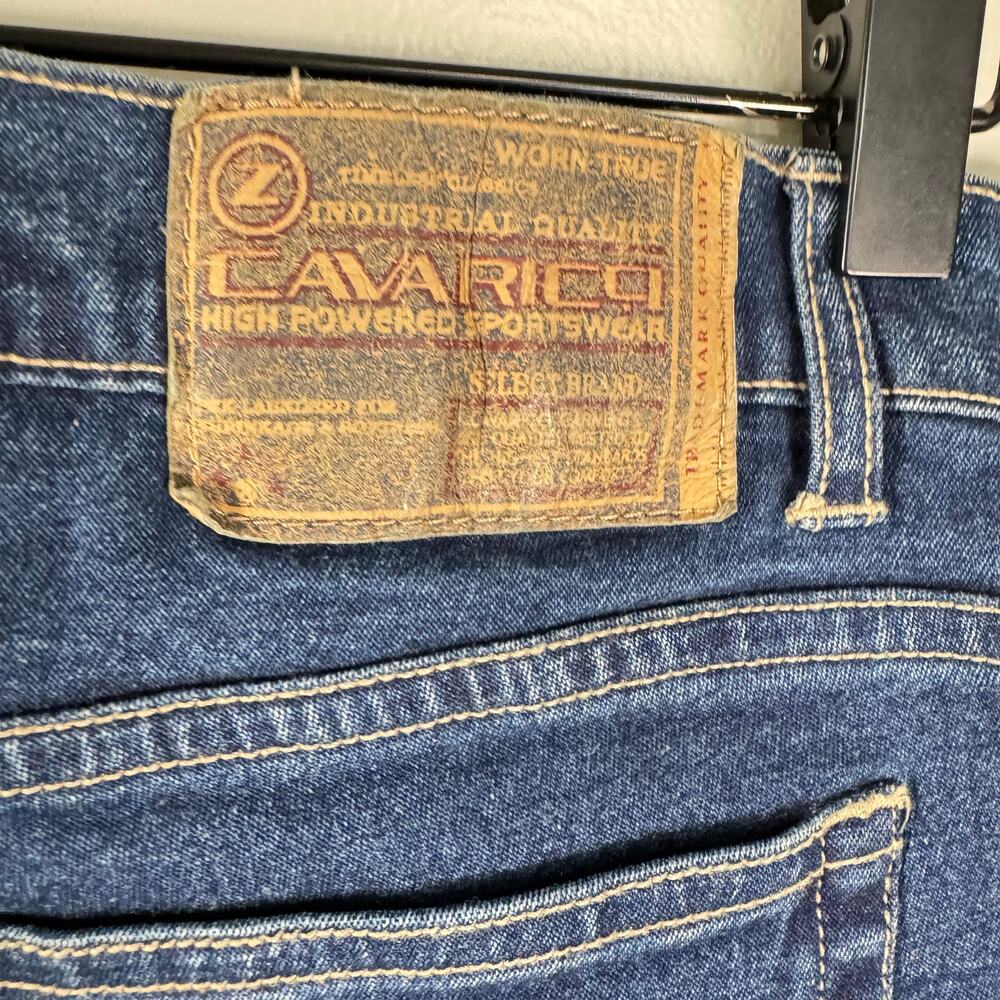 Vintage Z. Cavaricci Womens Fringe Stretch Low Rise Cotton Blend Flared Jeans 7 - Picture 10 of 11